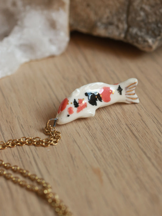 Koi fish necklace