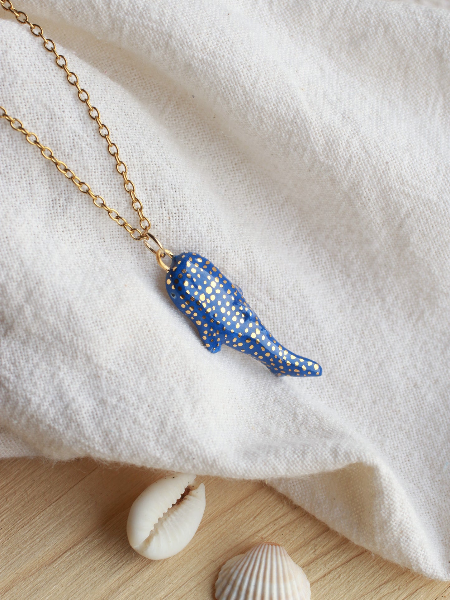 Whale shark necklace