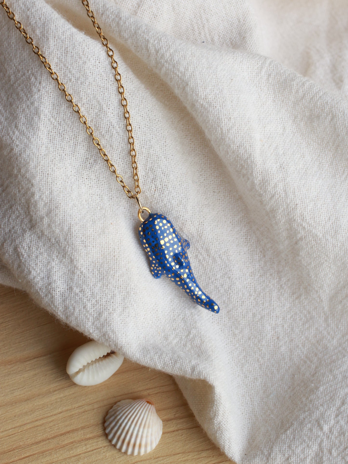 Whale shark necklace