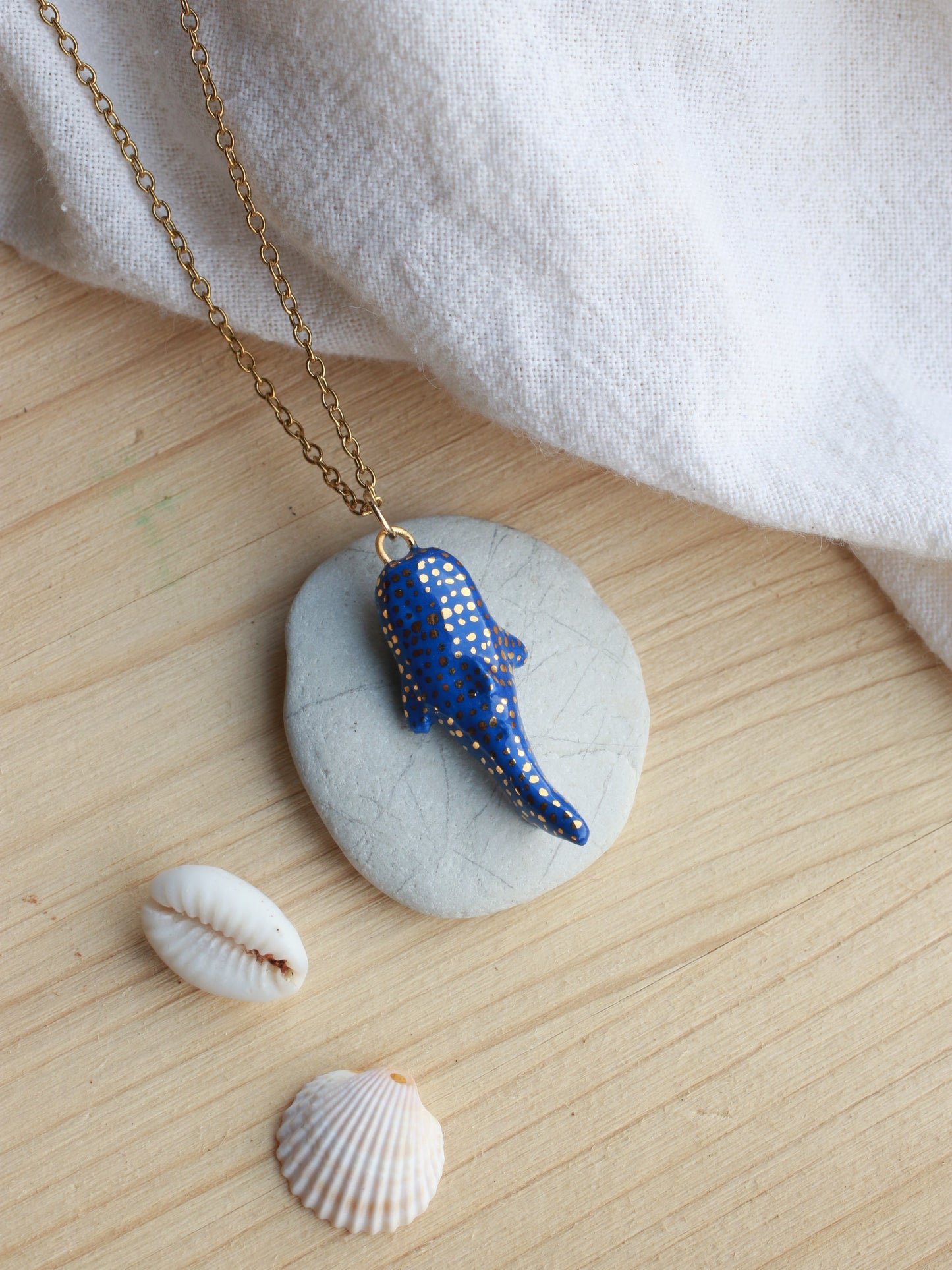 Whale shark necklace