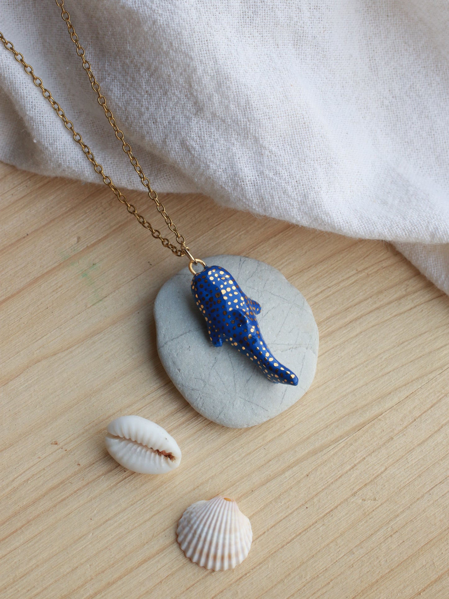 Whale shark necklace