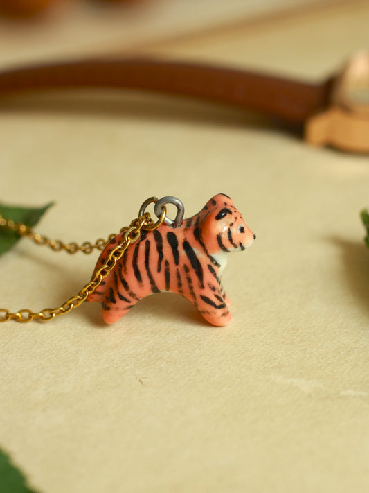 Ceramic Tiger necklace