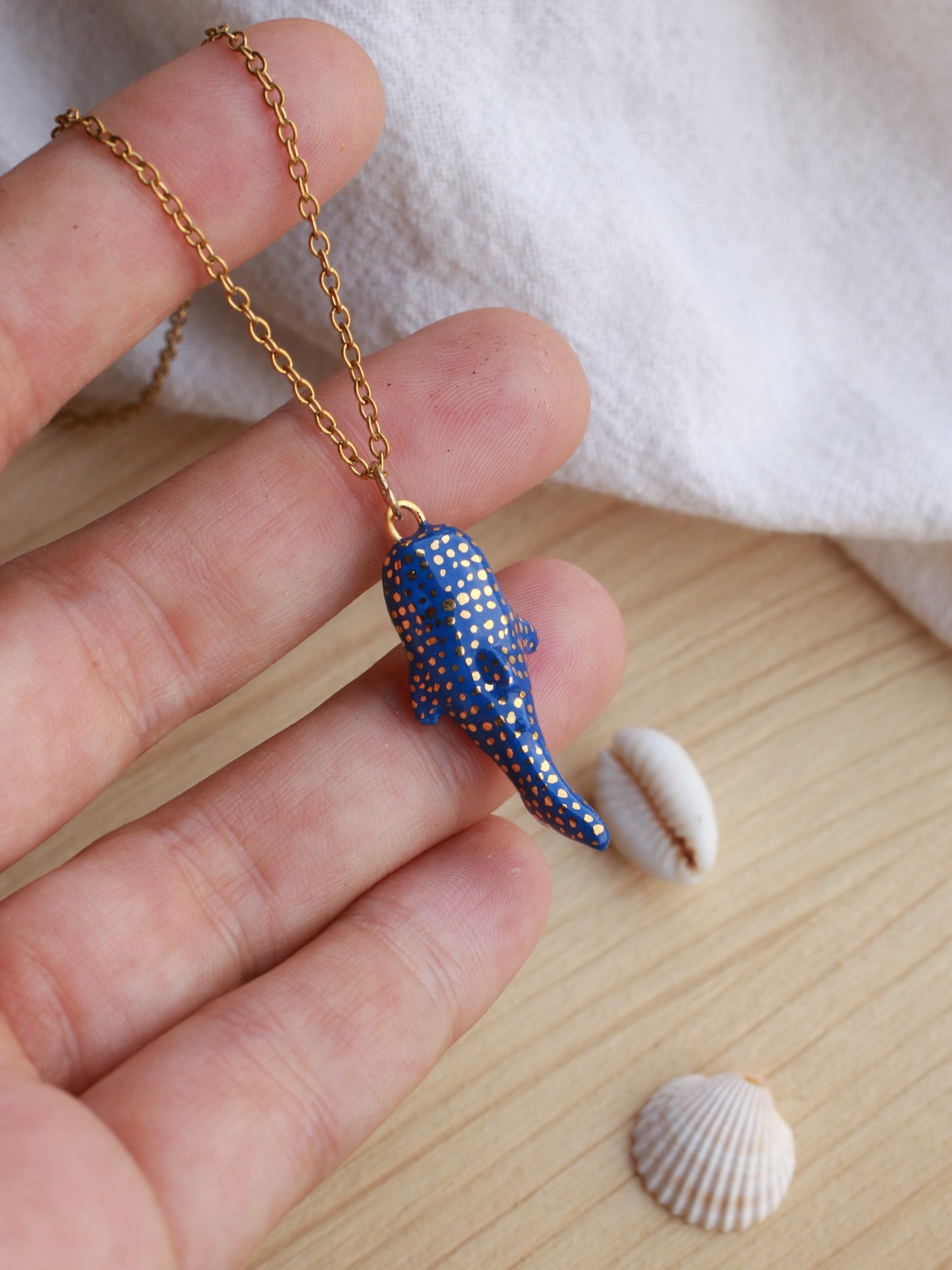Whale shark necklace