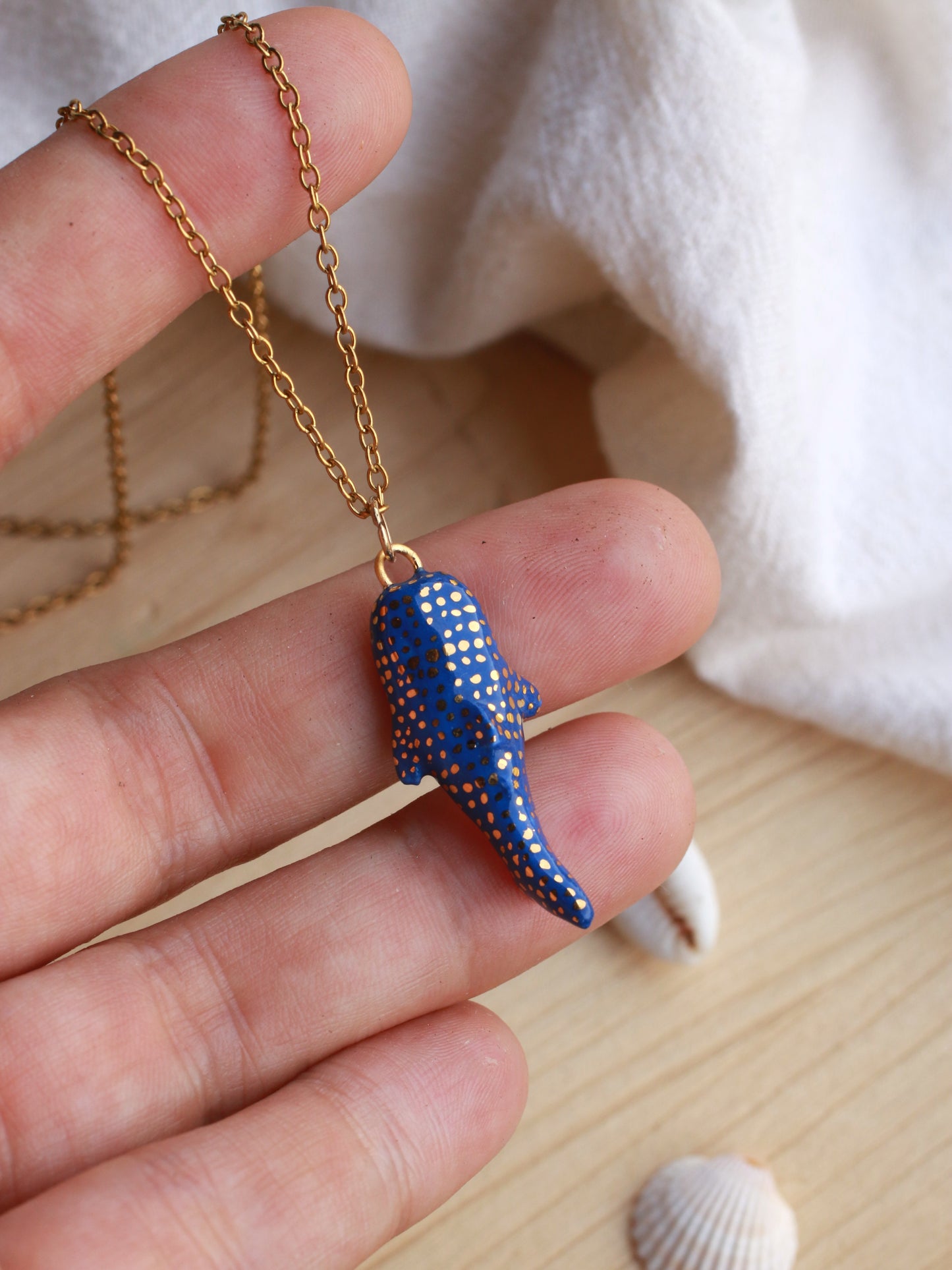 Whale shark necklace