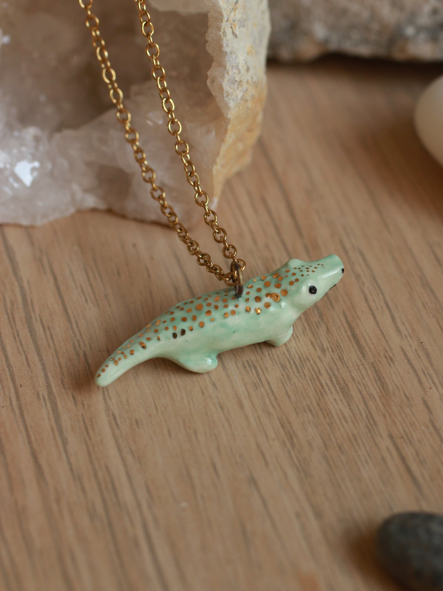 Crocodile necklace