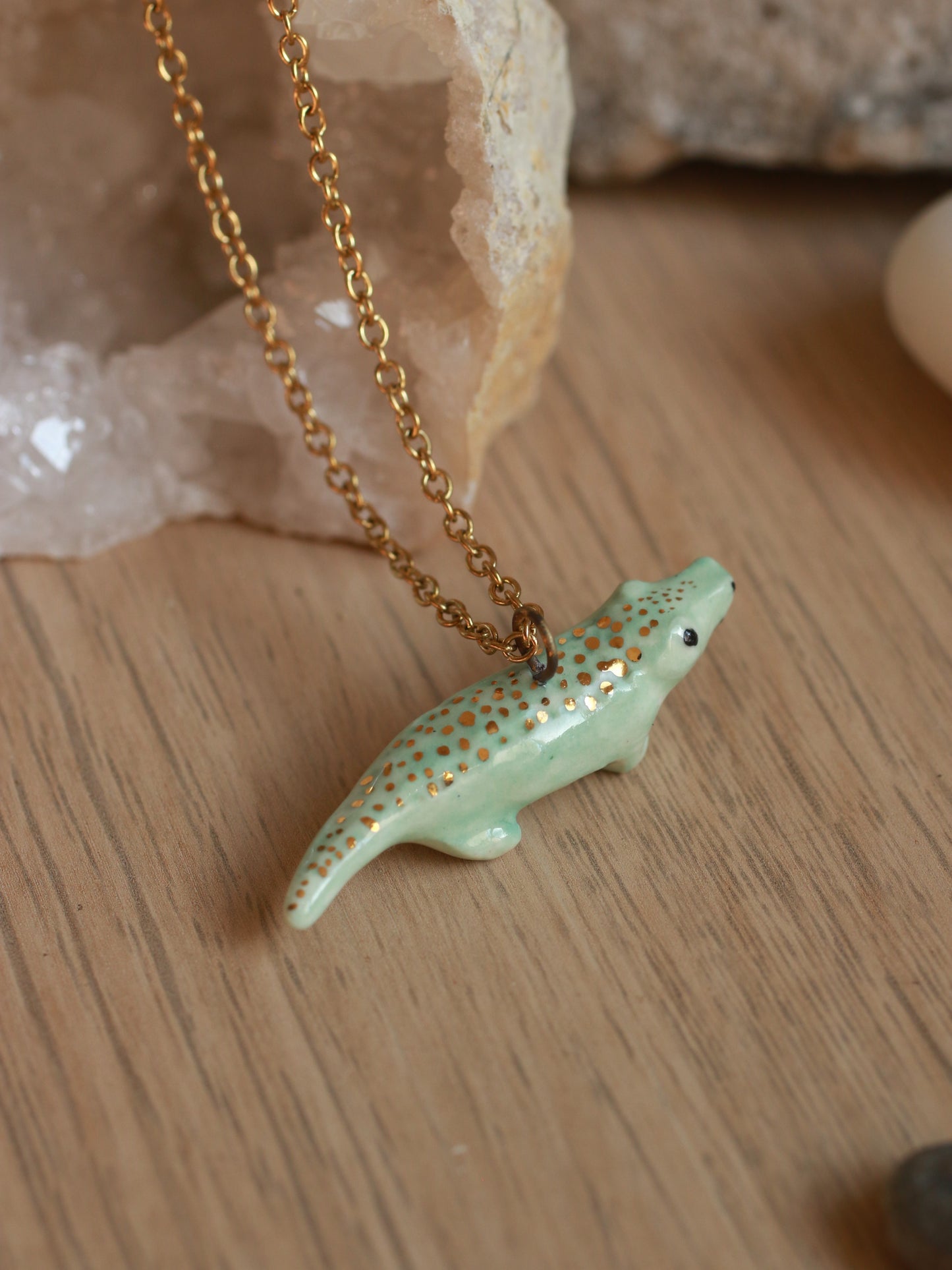 Crocodile necklace