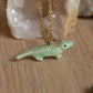 Crocodile necklace