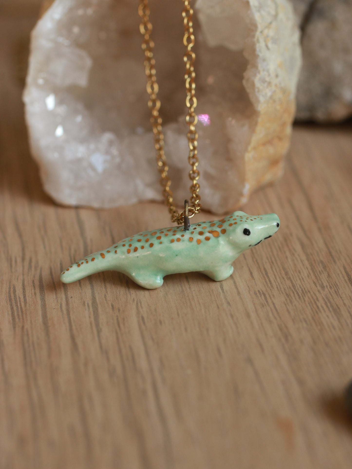 Crocodile necklace