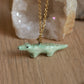 Crocodile necklace