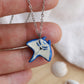 Manta ray necklace