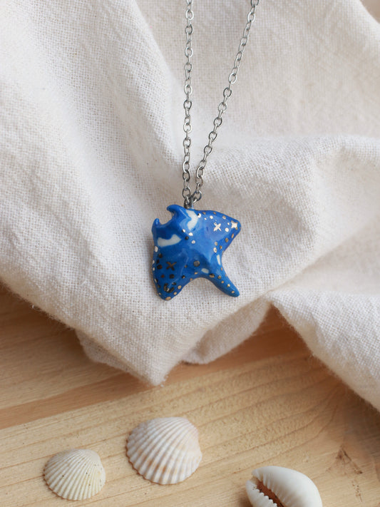 Manta ray necklace