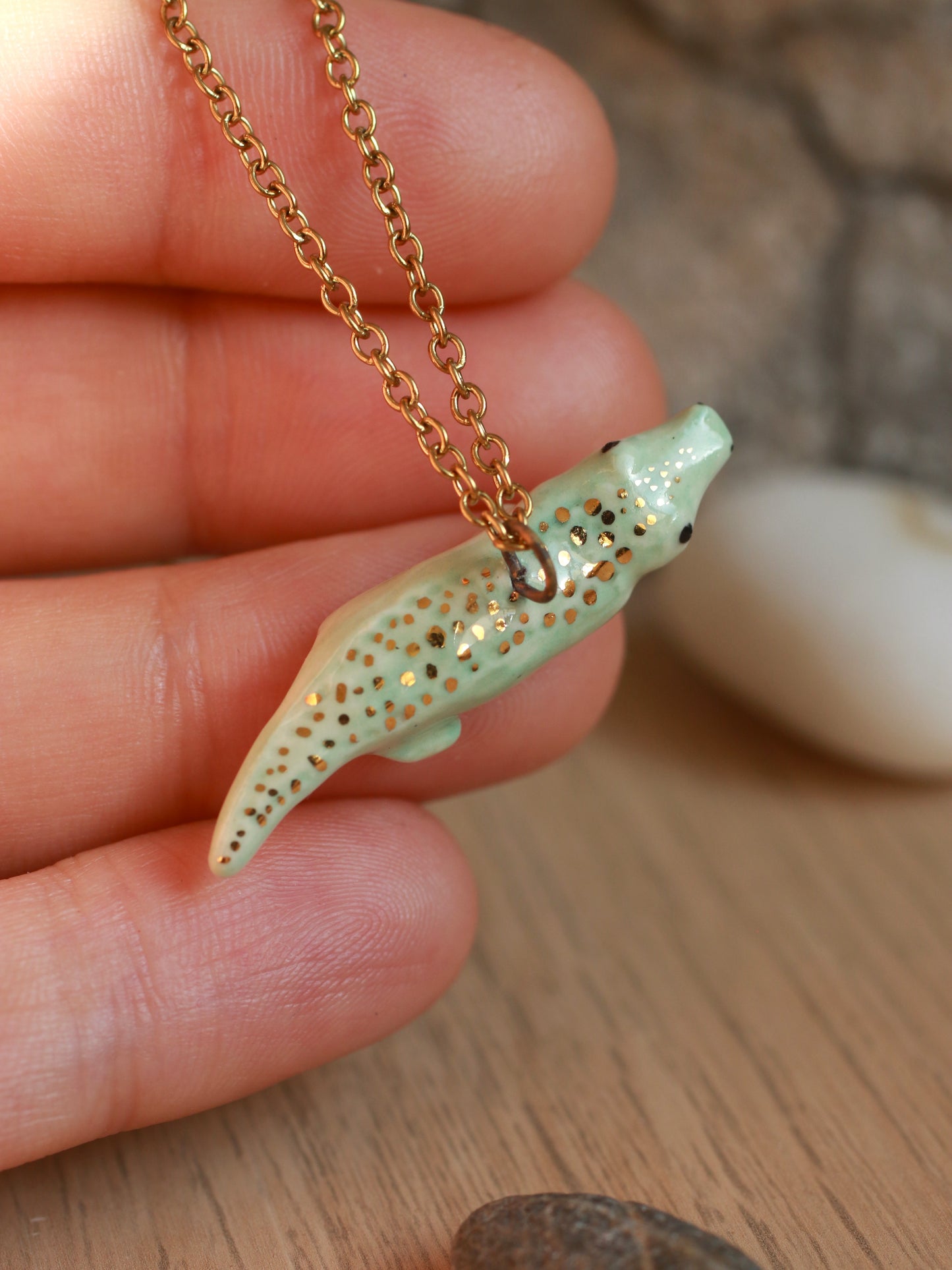 Crocodile necklace