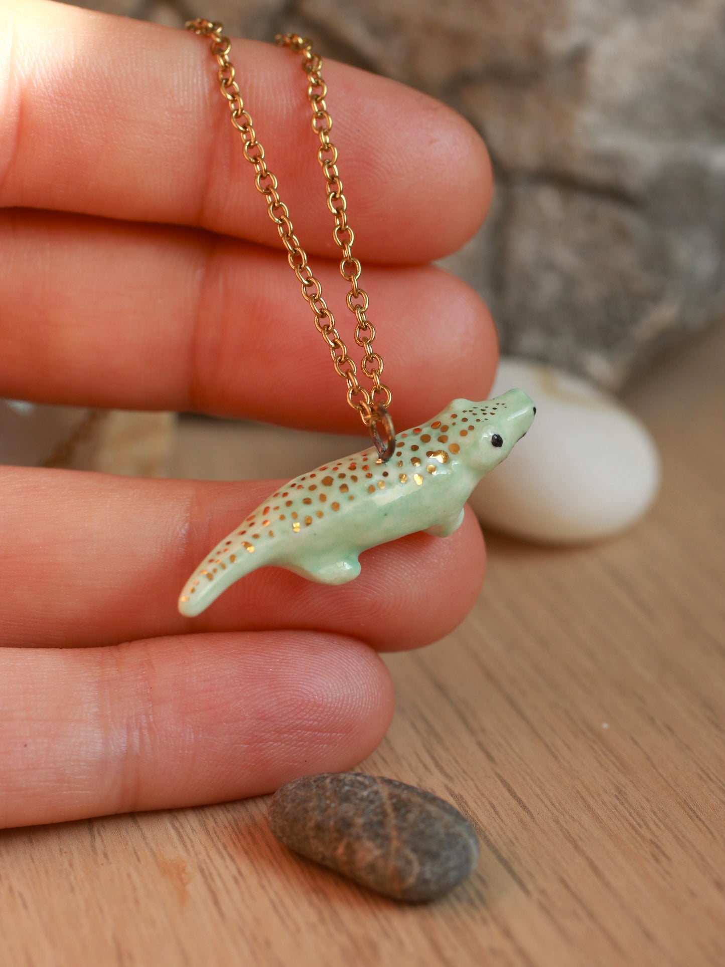 Crocodile necklace