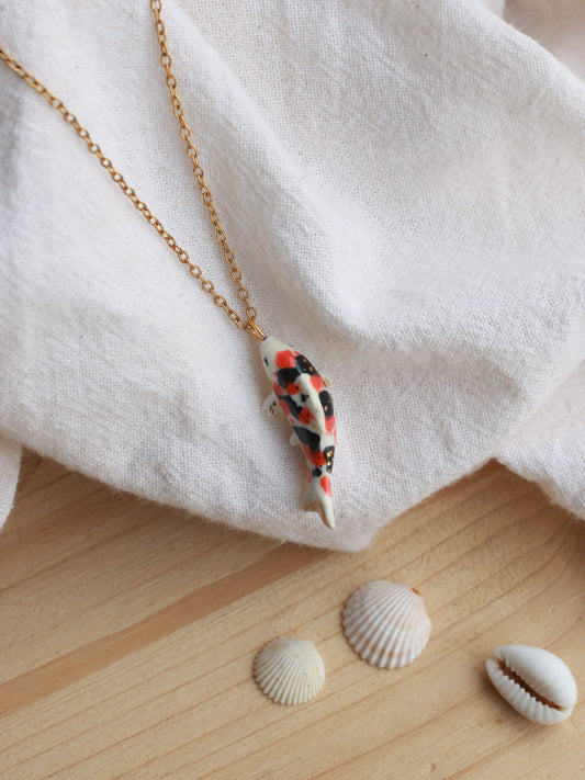 Koi fish necklace