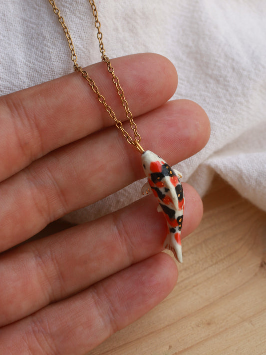 Koi fish necklace