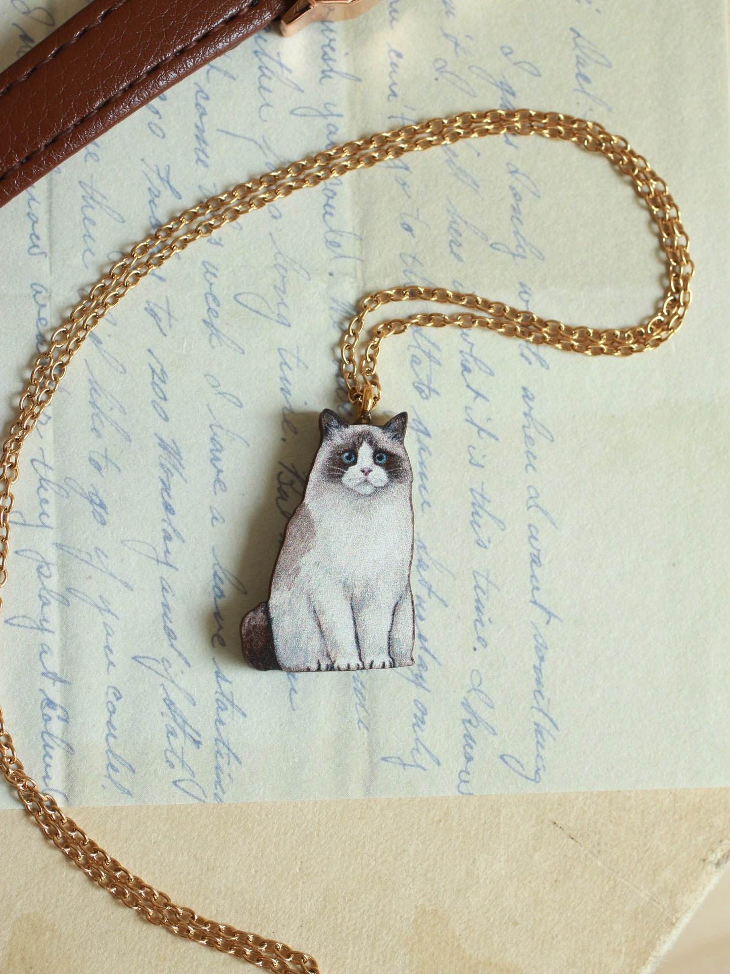 Ragdoll cat necklace