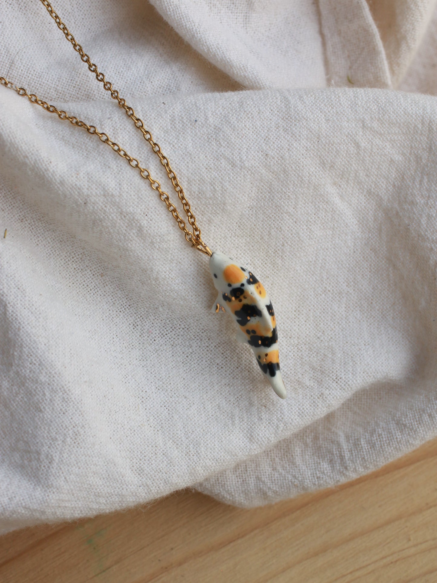 Koi fish necklace