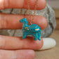 Blue dragon necklace