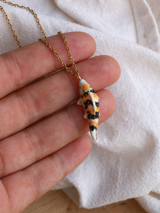 Koi fish necklace