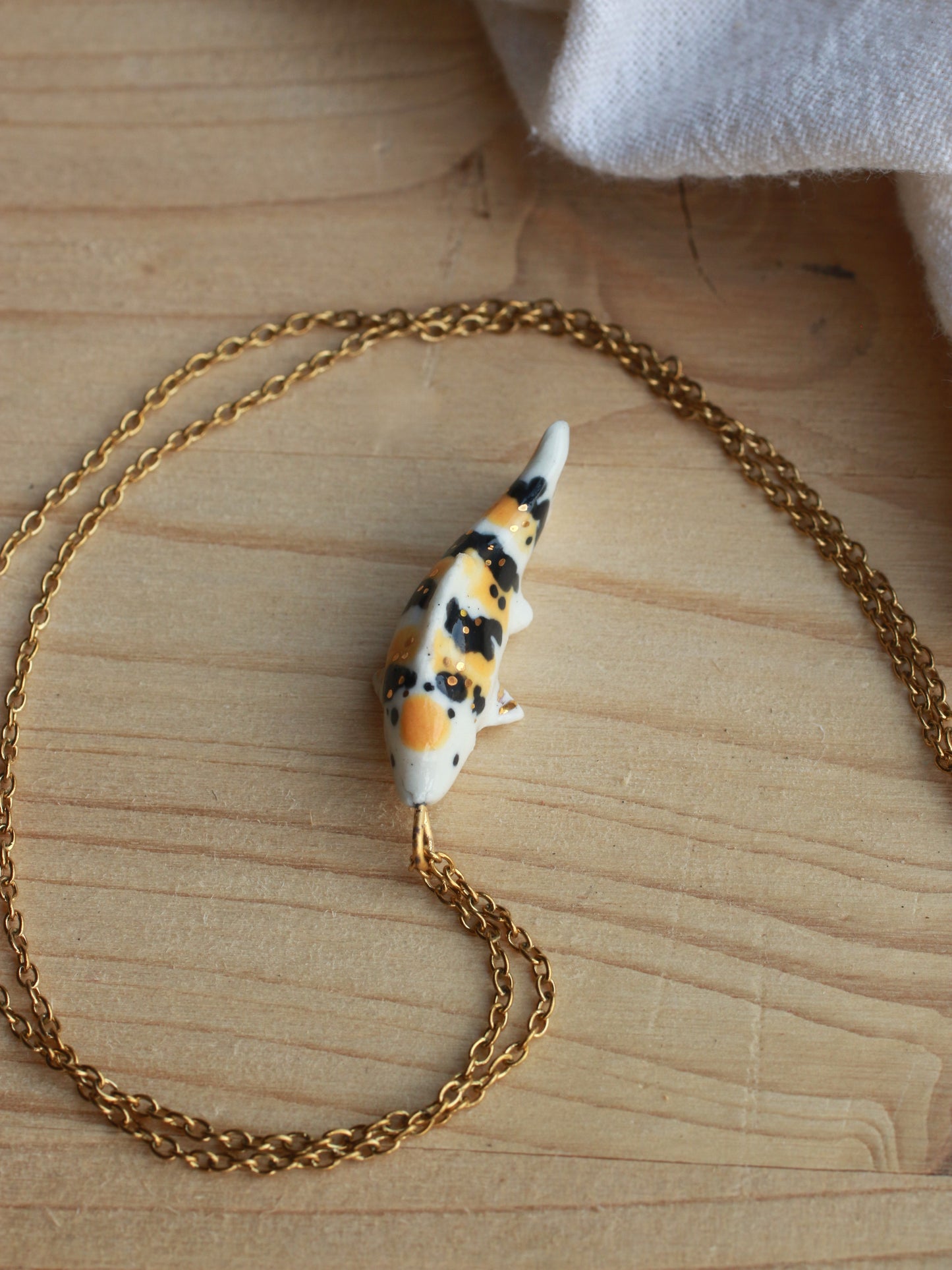 Koi fish necklace