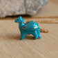 Blue dragon necklace