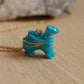 Blue dragon necklace