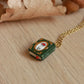 Mushroom book necklace