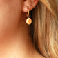 Orange earrings