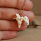 Pinto horse necklace