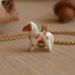 Pinto horse necklace