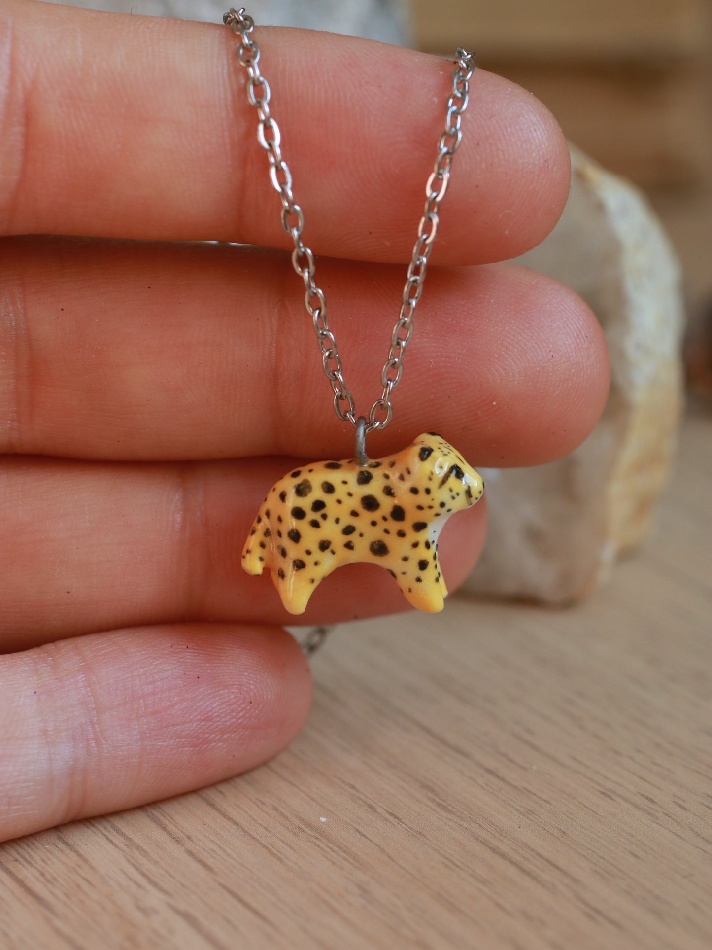 Cheetah necklace