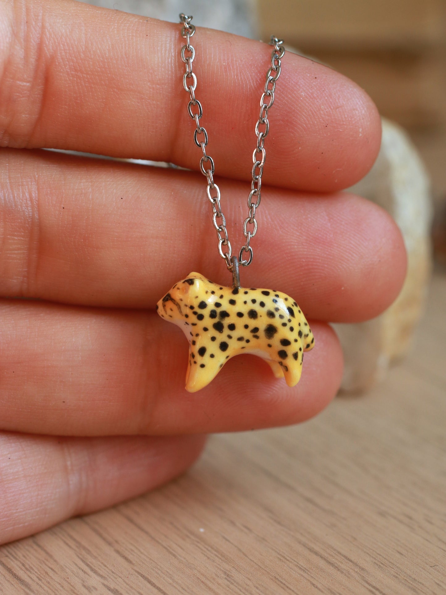 Cheetah necklace