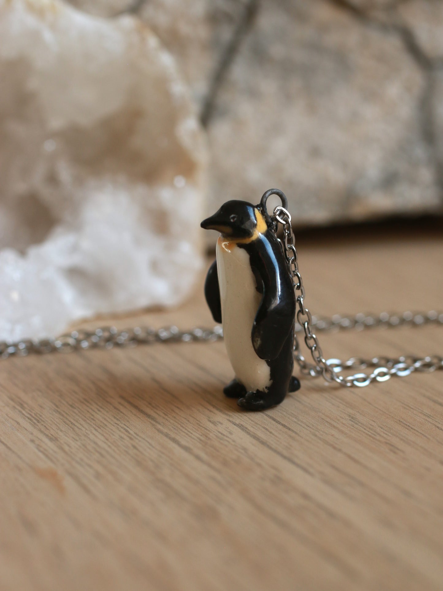 Emperor penguin necklace