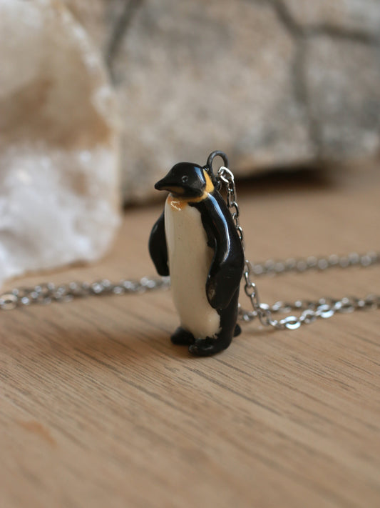 Emperor penguin necklace