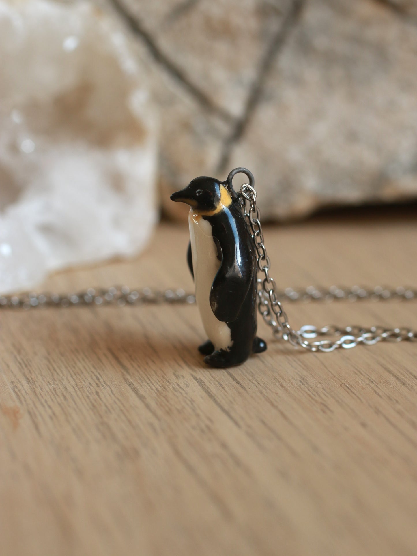 Emperor penguin necklace