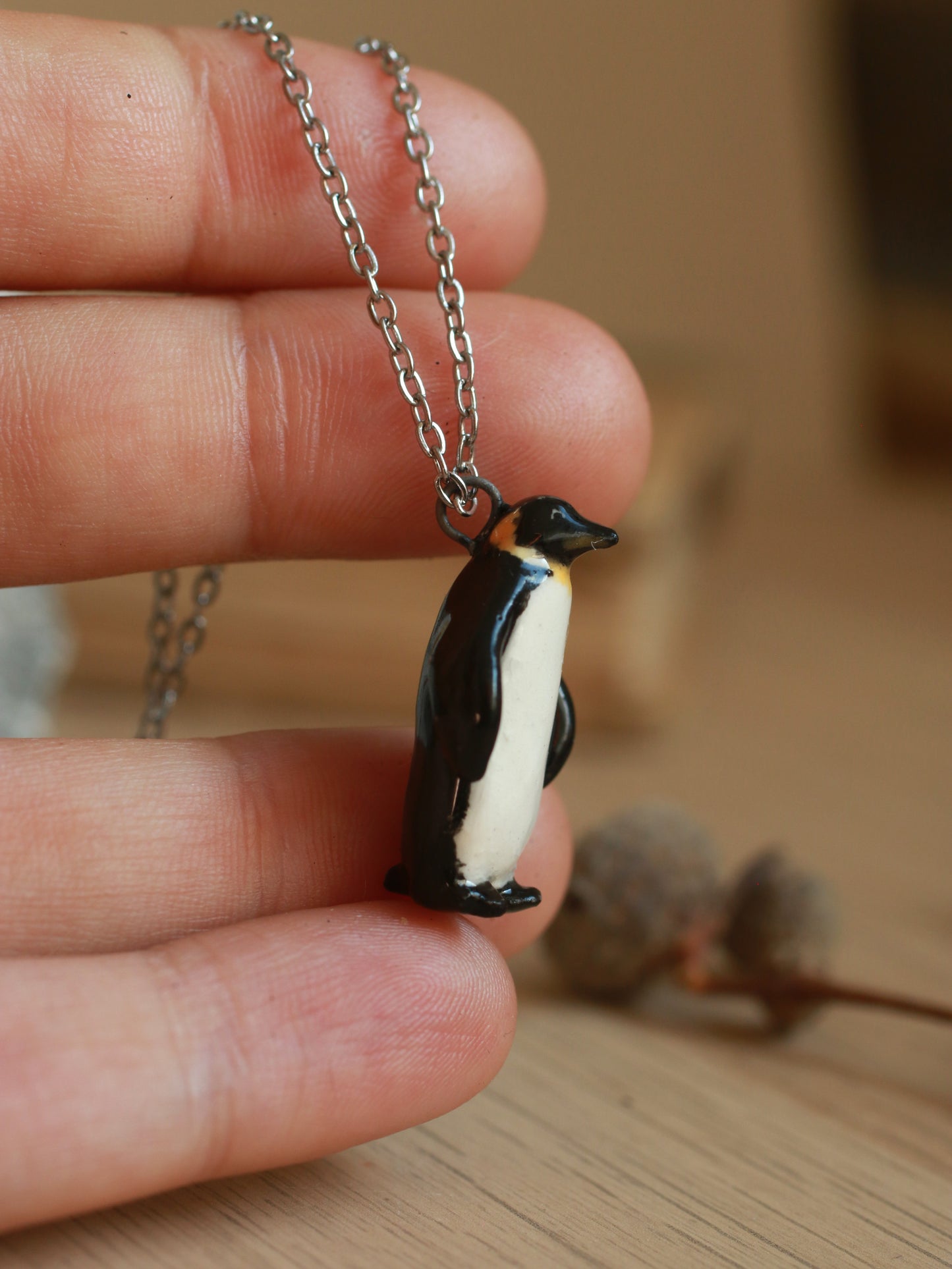 Emperor penguin necklace