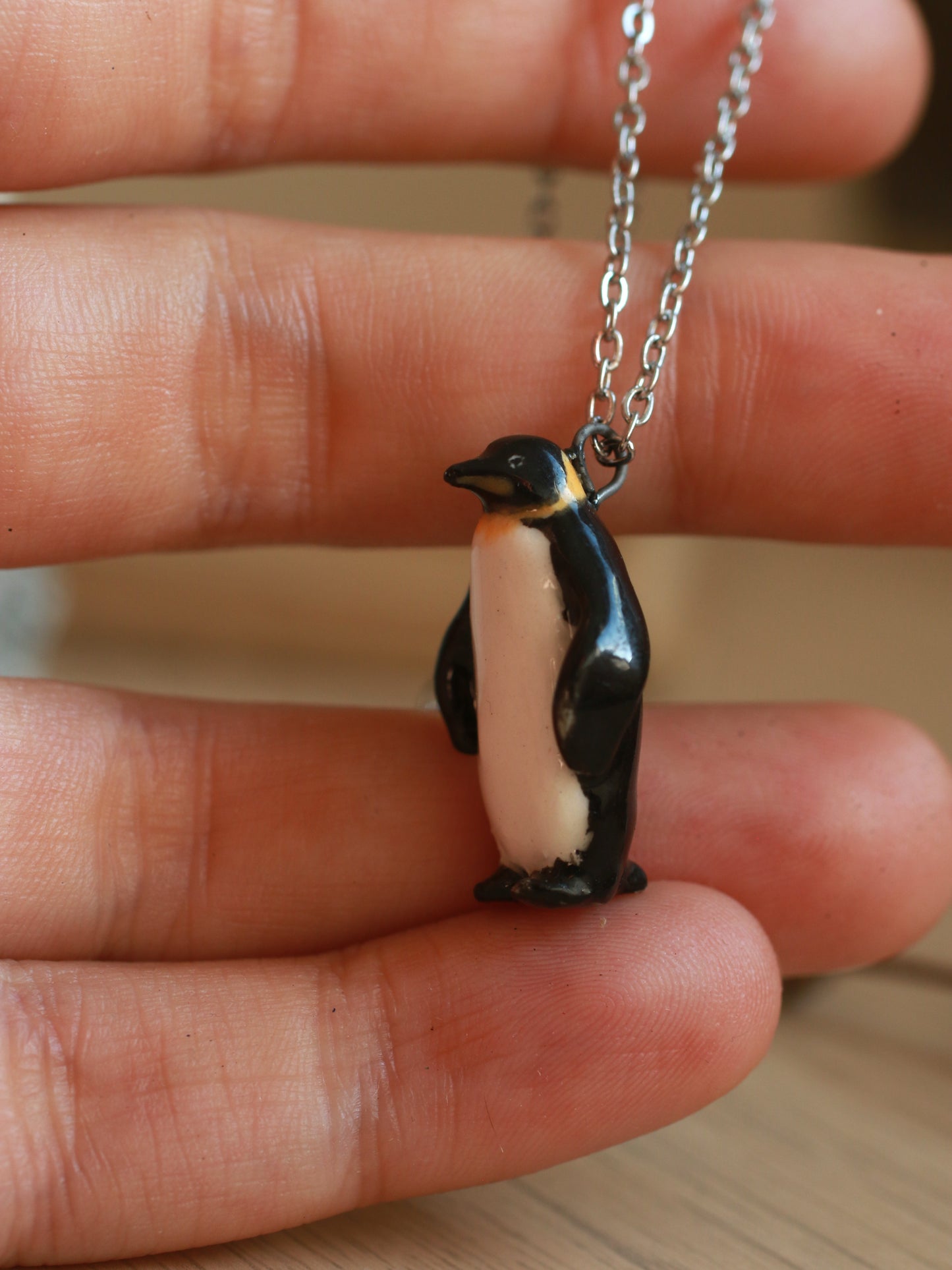 Emperor penguin necklace