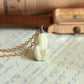 Ceramic crystal necklace