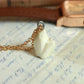 Ceramic crystal necklace