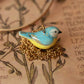 Blue tit necklace