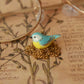 Blue tit necklace