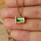 Landscape painting necklace