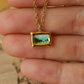 Landscape painting necklace