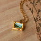 Landscape painting necklace