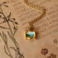 Landscape painting necklace
