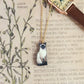 Siamese cat necklace