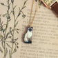 Siamese cat necklace