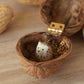 Hedgehog necklace in a walnut box