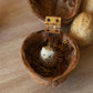 Hedgehog necklace in a walnut box