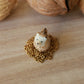 Hedgehog necklace in a walnut box